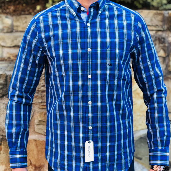 Nautica Other - Nautica Long Sleeve Medium Classic Fit Shirt NWT